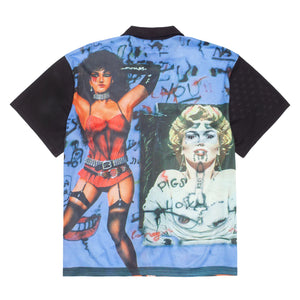 Fucking Awesome FA Paris Girls Mesh Club Shirt - AOP