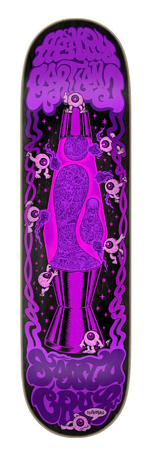 Santa Cruz Gartland Lava Lamp Deck - 8.28