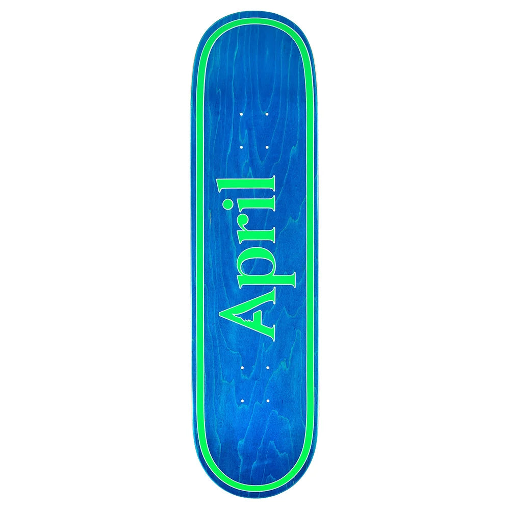 April OG Logo Deck Blue/Green- (8.0)