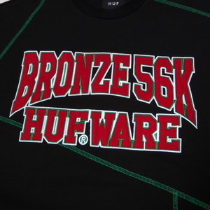 HUF X Bronze 56K Hufware Crewneck - (Black)