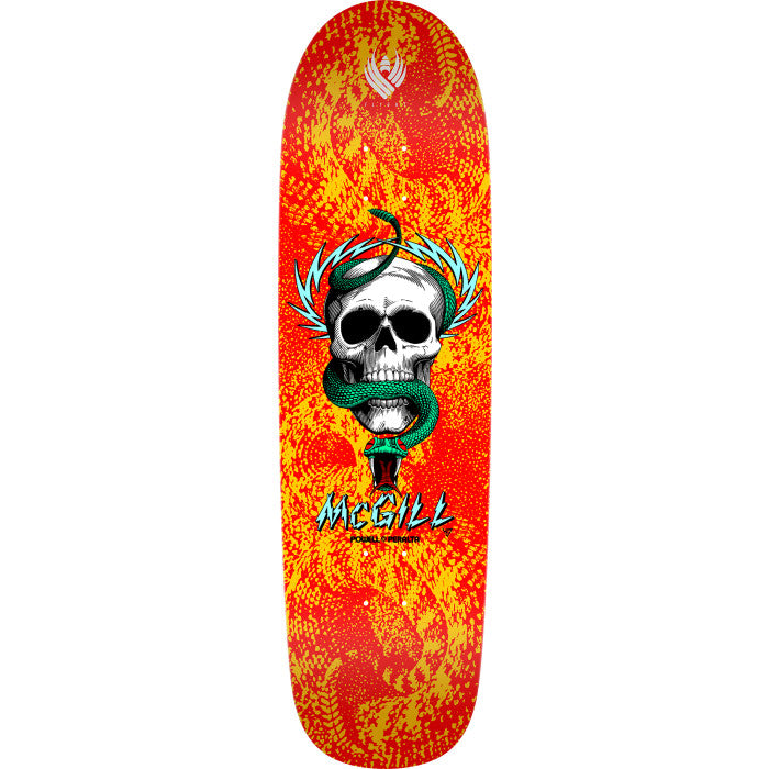 Powell Peralta Mike McGill Skull & Snake FLIGHT® Deck Yellow/Red- 9.01 x 32.45