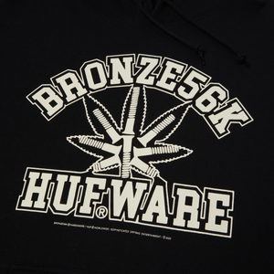 HUF X Bronze 56k Plant Ware Hoodie - (Black)