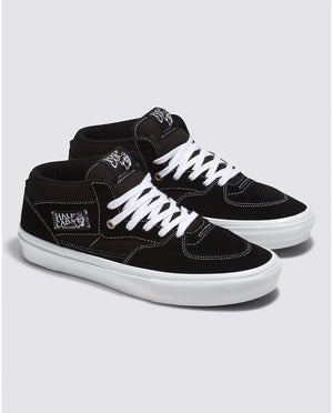 Vans Skate Half Cab Shoe - (Black/White)