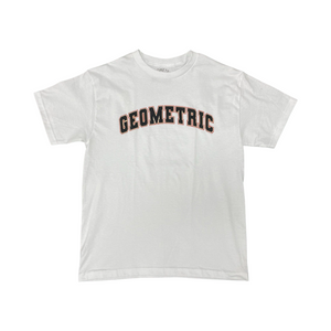 Geometric Varsity Tee - (Maroon/Cream/Black)