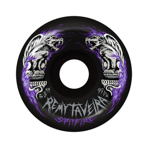 Spitfire Formula Four Wheels - 99D Taveira Chimera Black Conical (53mm, 56mm)