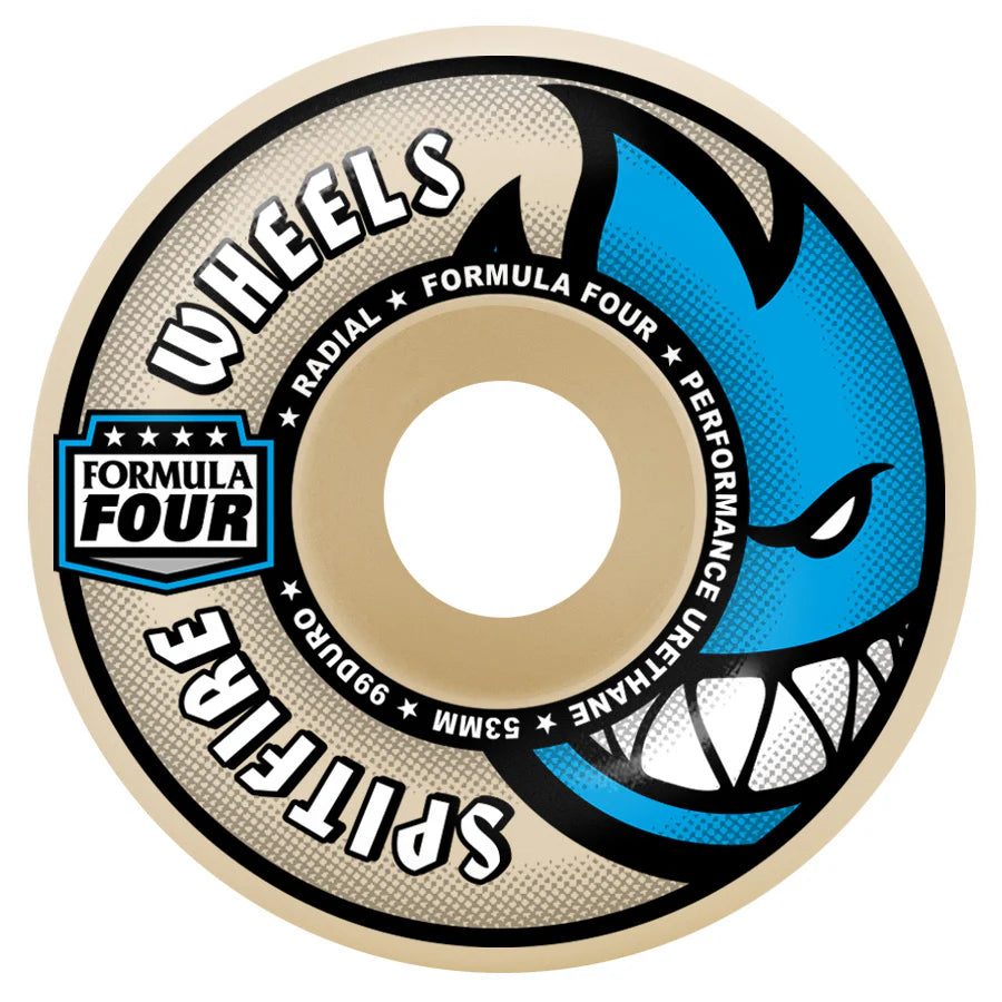 Spitfire Formula Four Radial Wheels (99D) - (52/56mm)