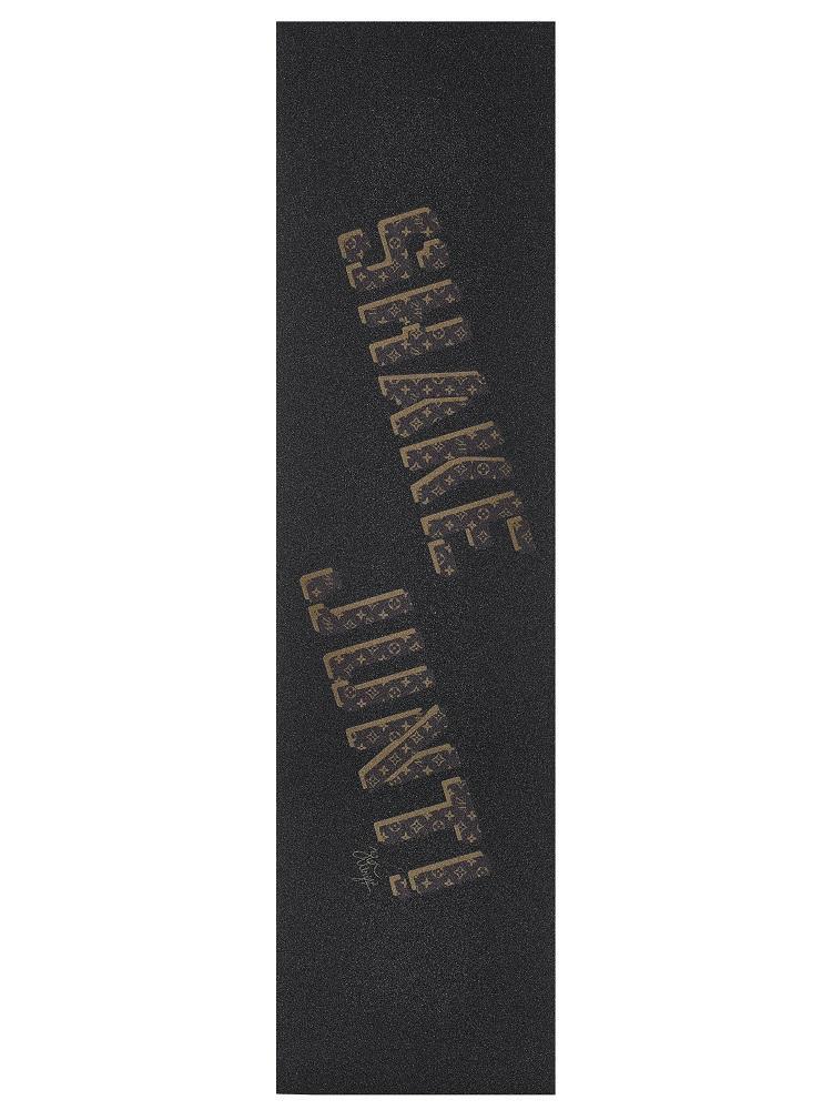 SHAKE JUNT ZION WRIGHT SINGLE SHEET GRIPTAPE 9"X33" - BLACK/BROWN/GOLD